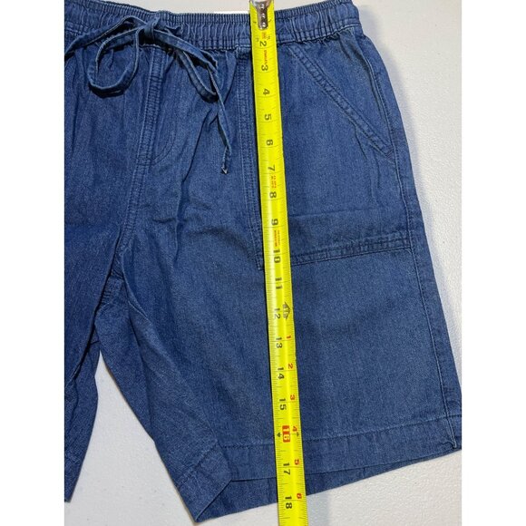 Style & Co. Womens Size Small Shorts Pull-On Mid Rise Dark Chambray - Picture 5 of 10